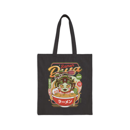 Dusa Vintage Ramen Cotton Canvas Tote Bag