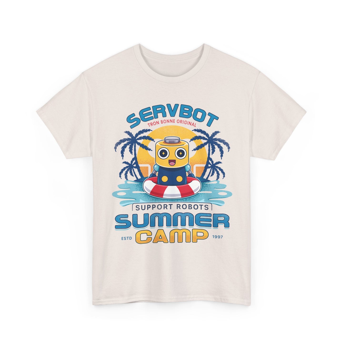 Servbot Summer Camp Vintage Unisex T-Shirt