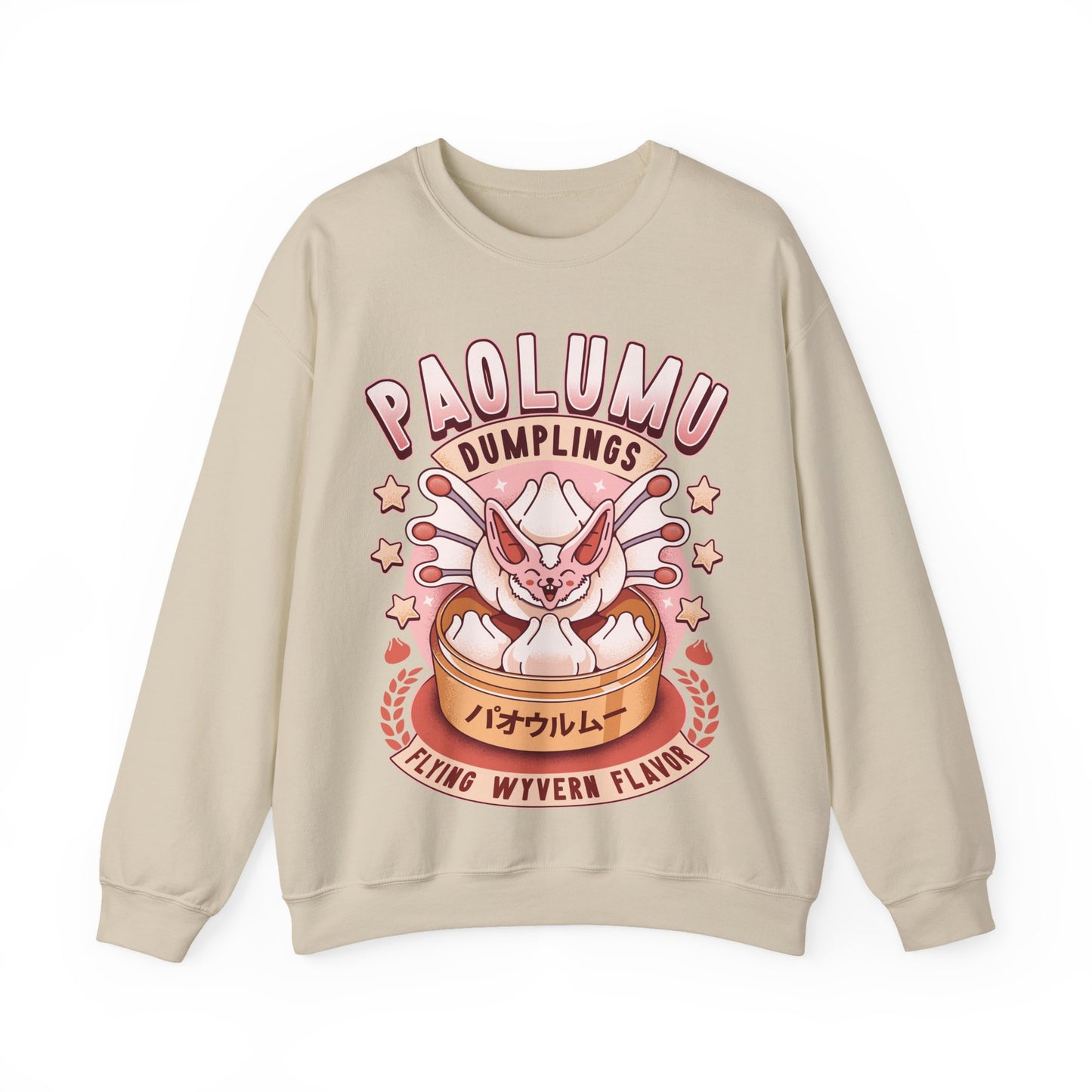 Paolumu Dumplings Vintage Unisex Crewneck Sweatshirt