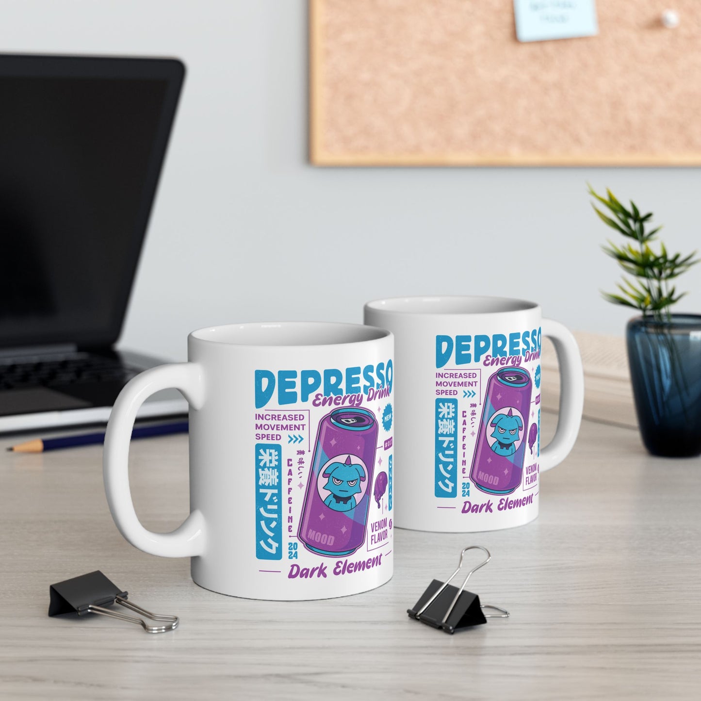 Depresso Energy Drink Ceramic Mug