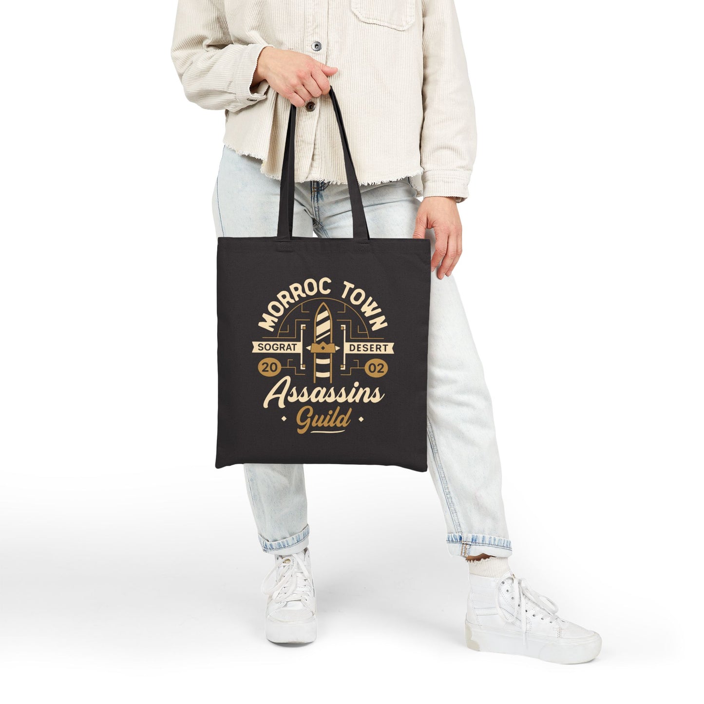 Morroc Oasis Town Guild Canvas Tote Bag