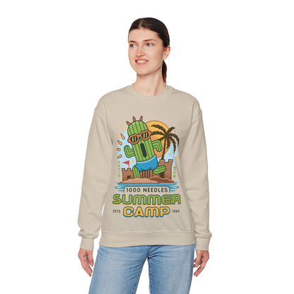 Cactuar Summer Camp Vintage Crewneck Sweatshirt