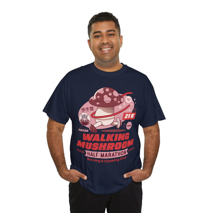Walking Mushroom Marathon Unisex T-Shirt