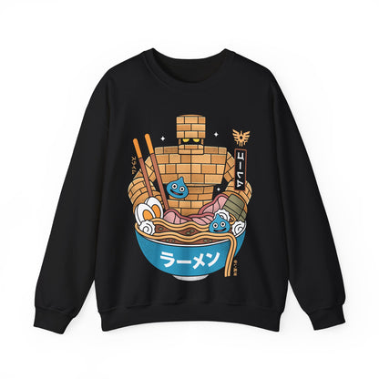 Erdrea Monsters Ramen Grunge Crewneck Sweatshirt
