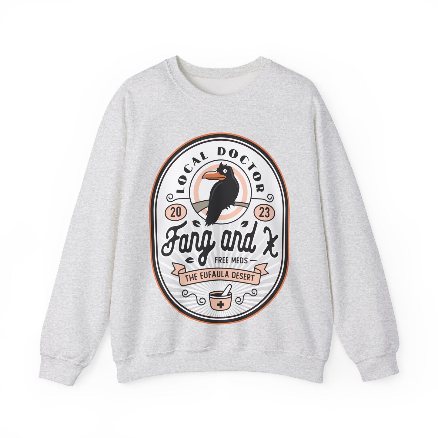 Fang and X Clinic Crest Crewneck Sweatshirt