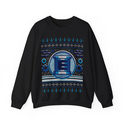 E Tank Ugly Sweater Unisex Crewneck Sweatshirt
