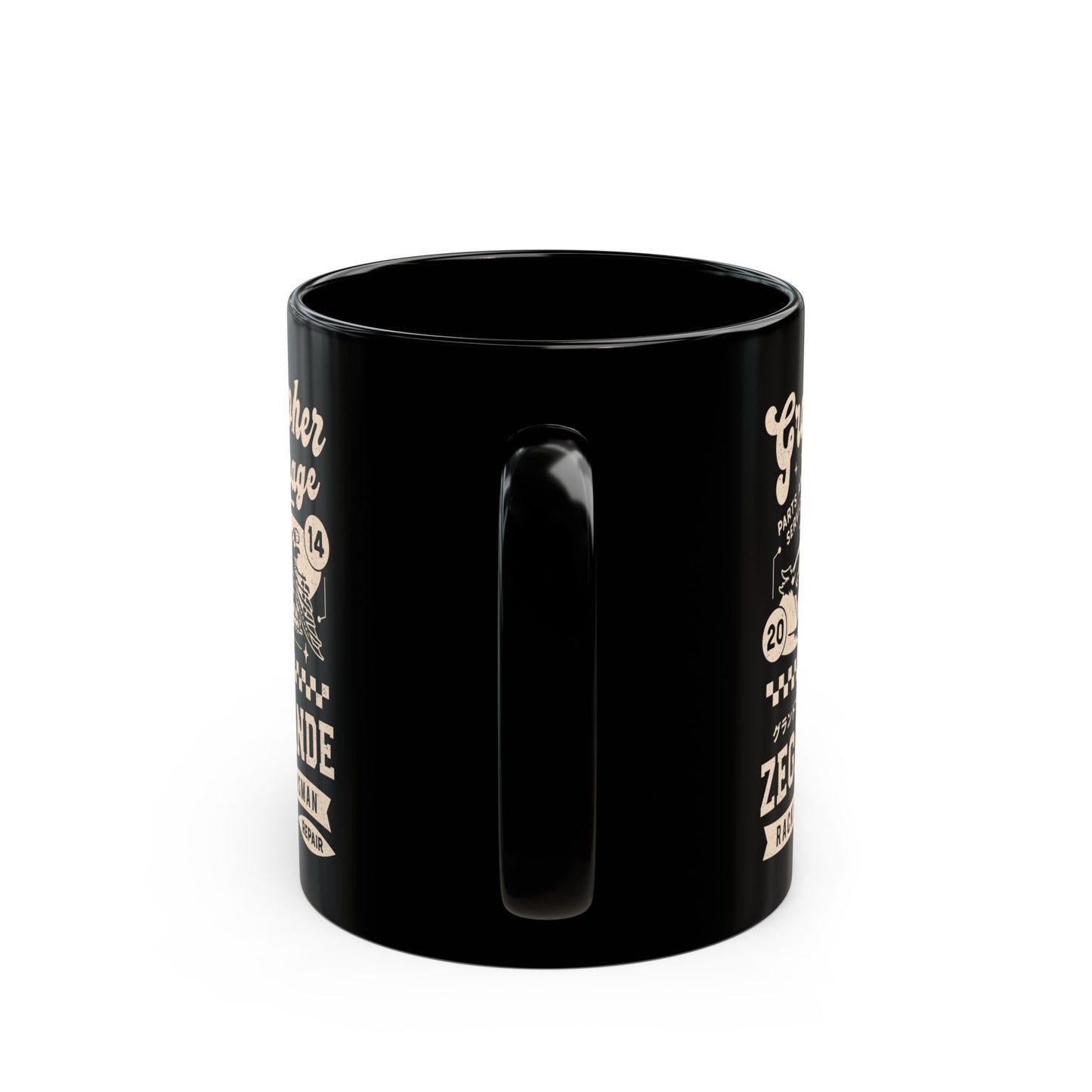 Zegagrande Garage Black Mug