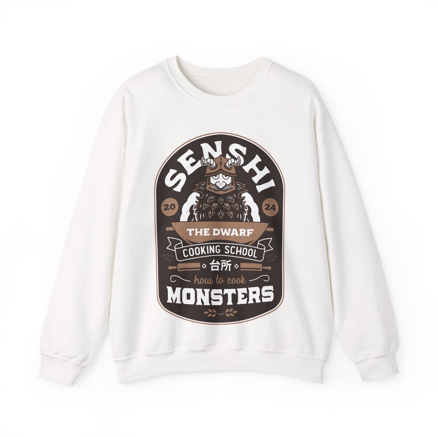 Dwarf Cooking School Emblem Unisex Crewneck Sweatshirt