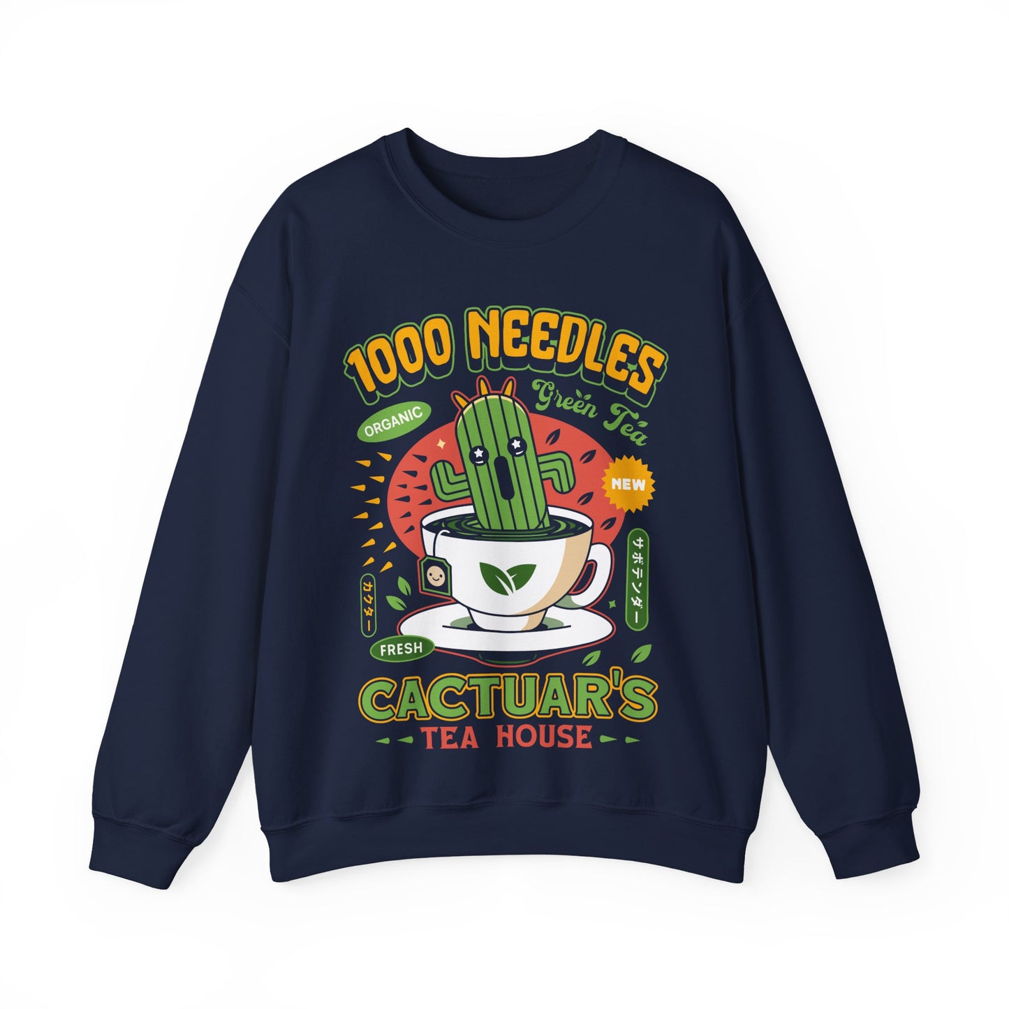 Cactuar Green Tea Emblem Crewneck Sweatshirt