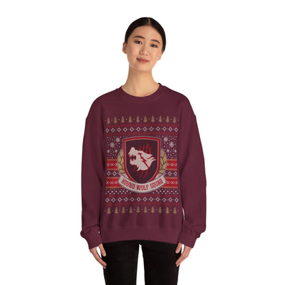 Hound Wolf Squad Christmas Unisex Crewneck Sweatshirt