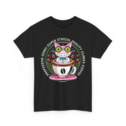 Steelport Cat Coffee Emblem Unisex T-Shirt
