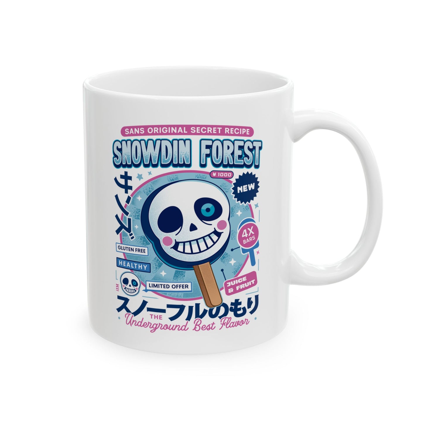 Snowdin Forest Ice Cream Ceramic Mug
