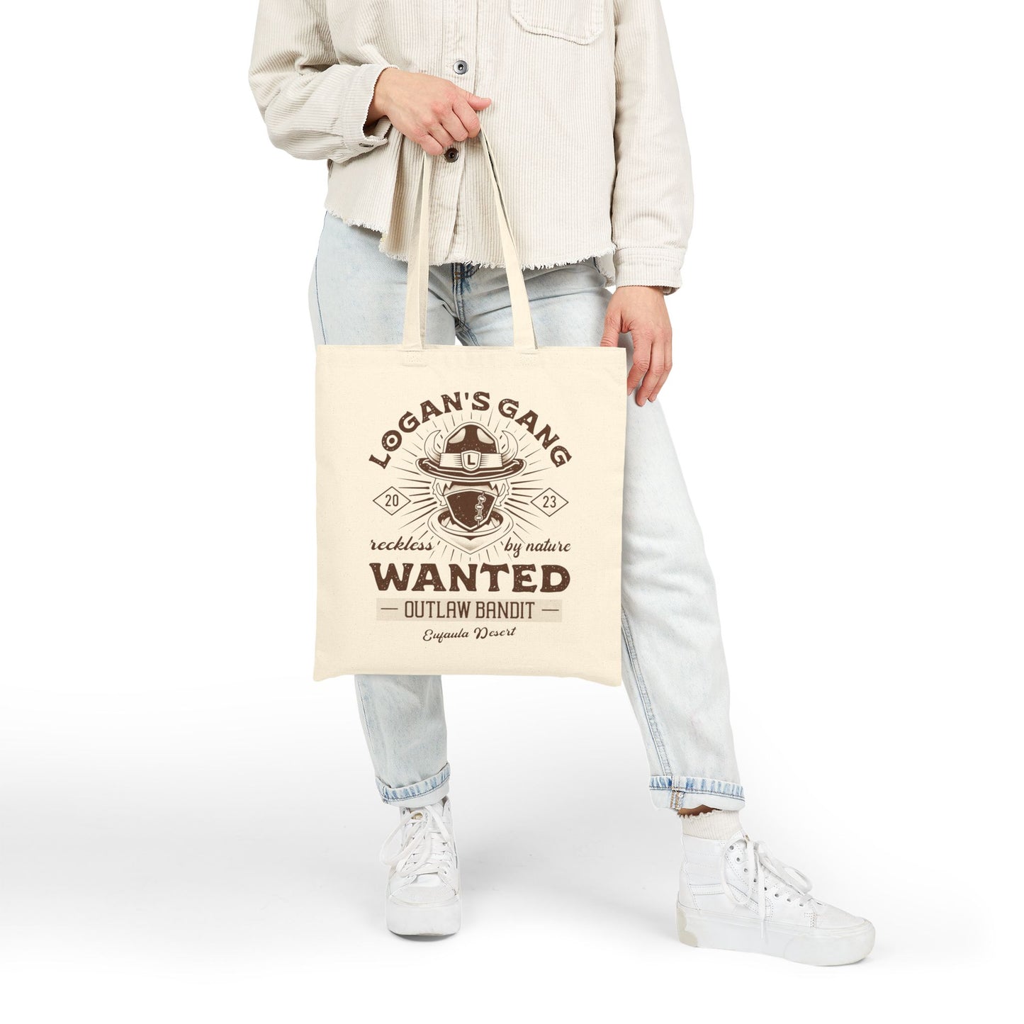 Eufaula Desert Bandit Emblem Canvas Tote Bag