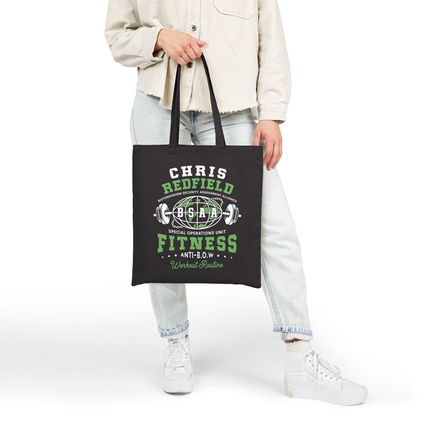 Bsaa Redfield Fitness Emblem Tote Bag