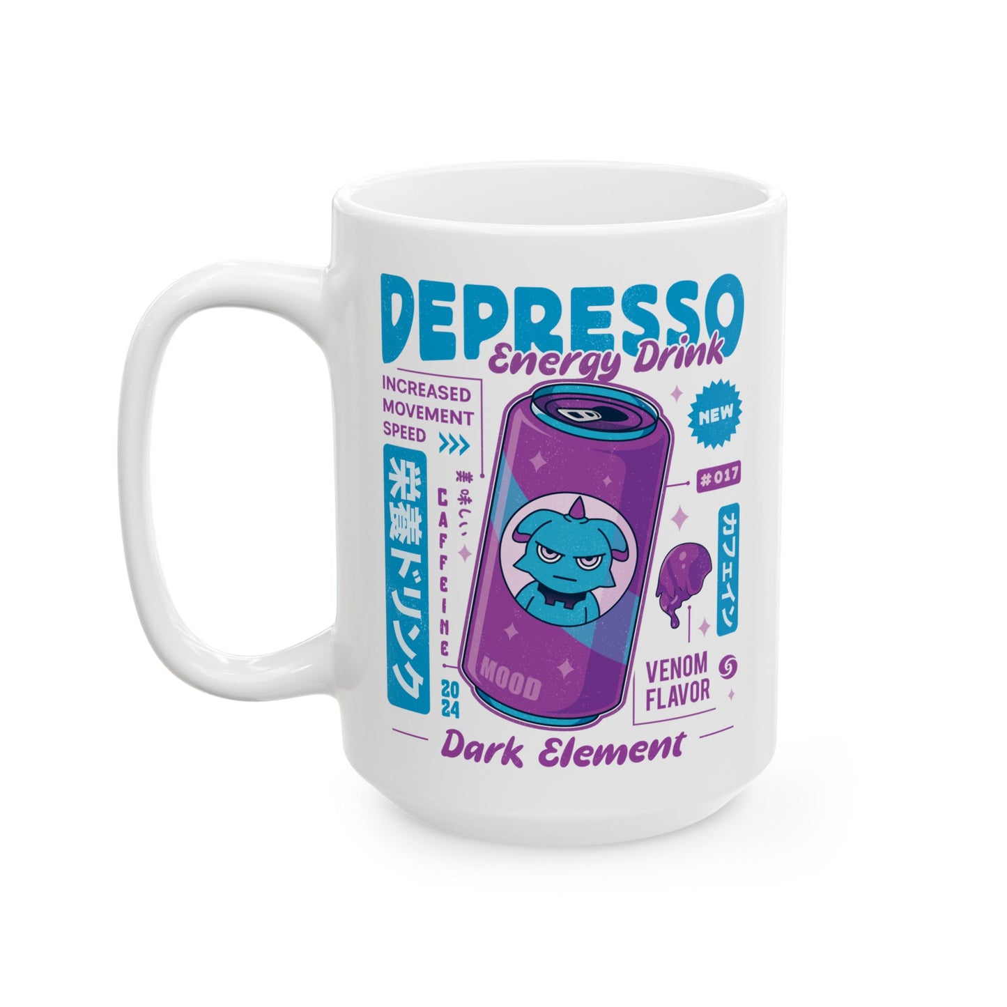 Depresso Energy Drink Ceramic Mug