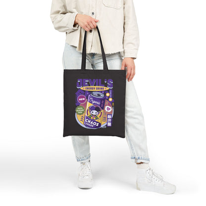 Jevil Energy Drink Cotton Canvas Tote Bag