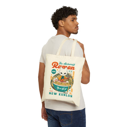 The Mysterious Alchemist Ramen Cotton Canvas Tote Bag
