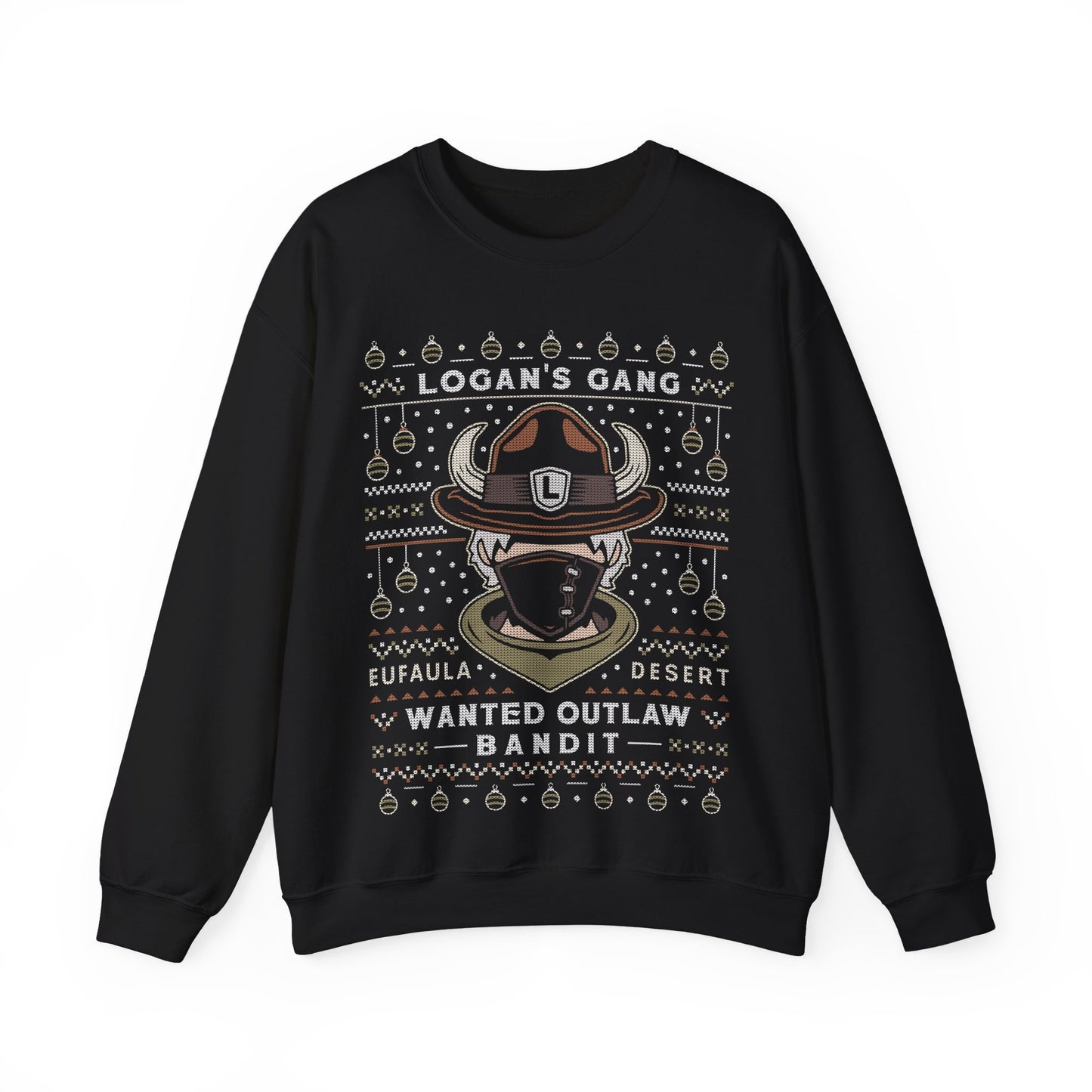 Eufaula Desert Bandit Ugly Sweater Crewneck Sweatshirt