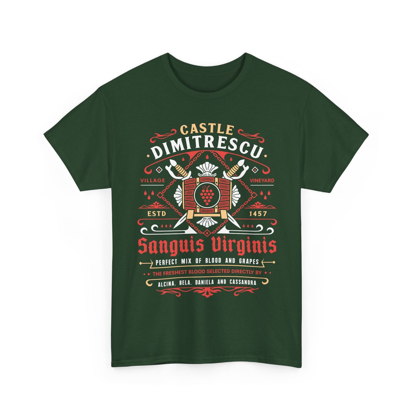 Castle Dimitrescu Vineyard Crest Unisex T-Shirt