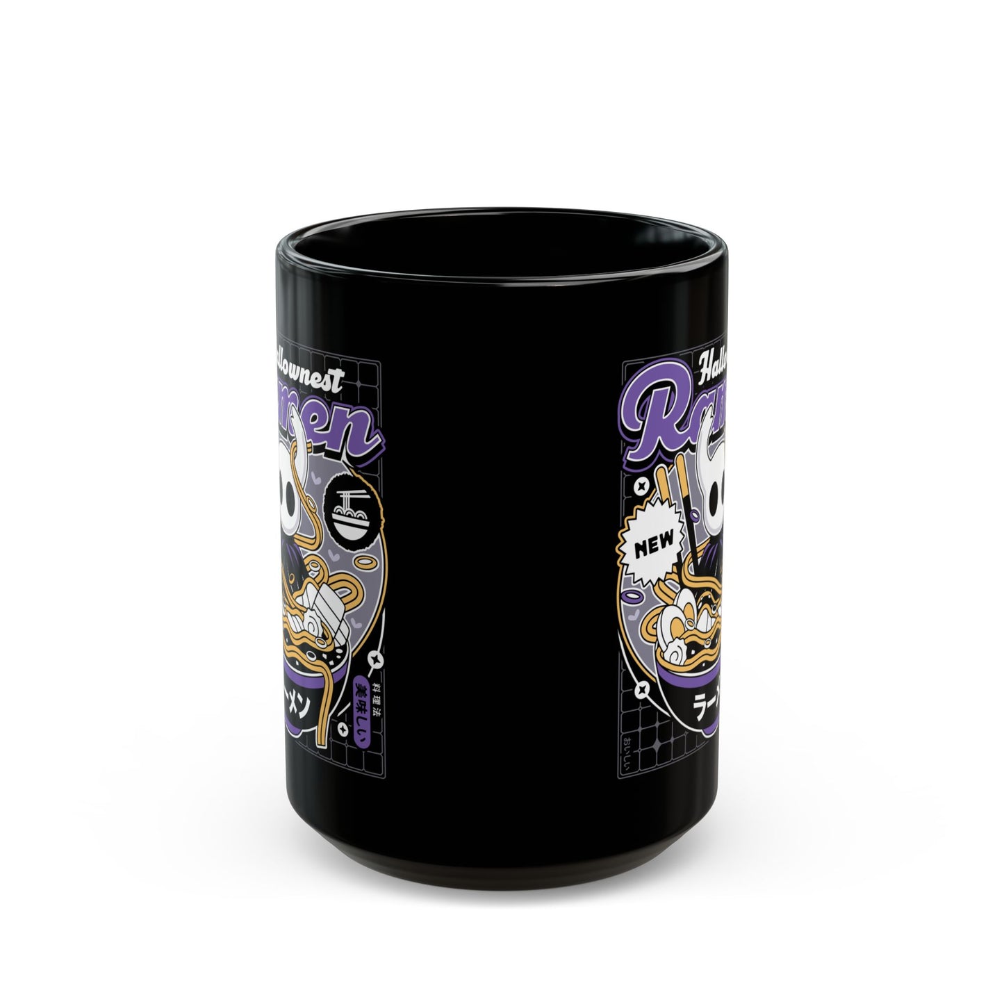 Hallownest Ramen Aesthetic Black Mug