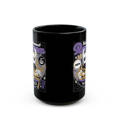 Hallownest Ramen Aesthetic Black Mug