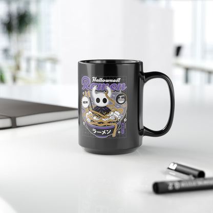 Hallownest Ramen Aesthetic Black Mug