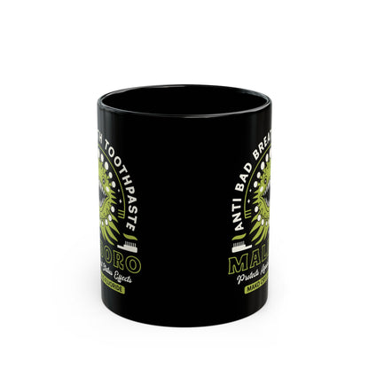 Malboro Toothpaste Emblem Black Mug