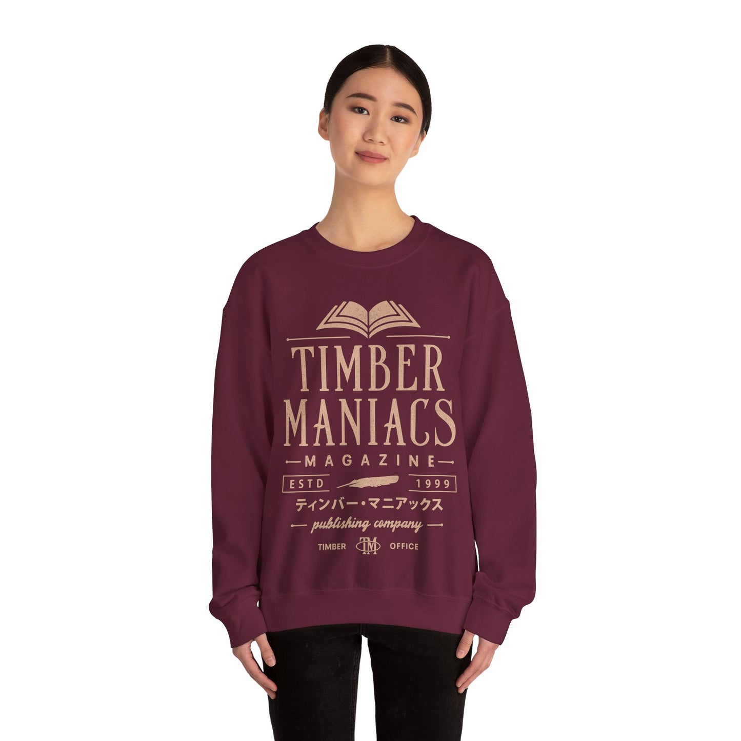 Timber Maniacs Vintage Unisex Crewneck Sweatshirt