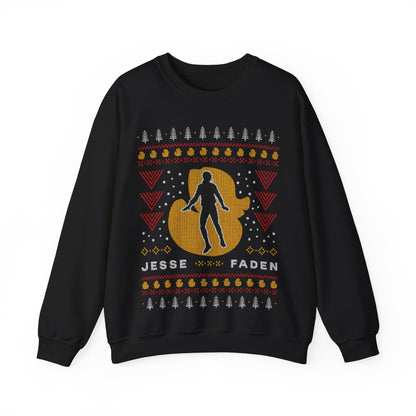 Jesse Faden Ugly Sweater Unisex Crewneck Sweatshirt