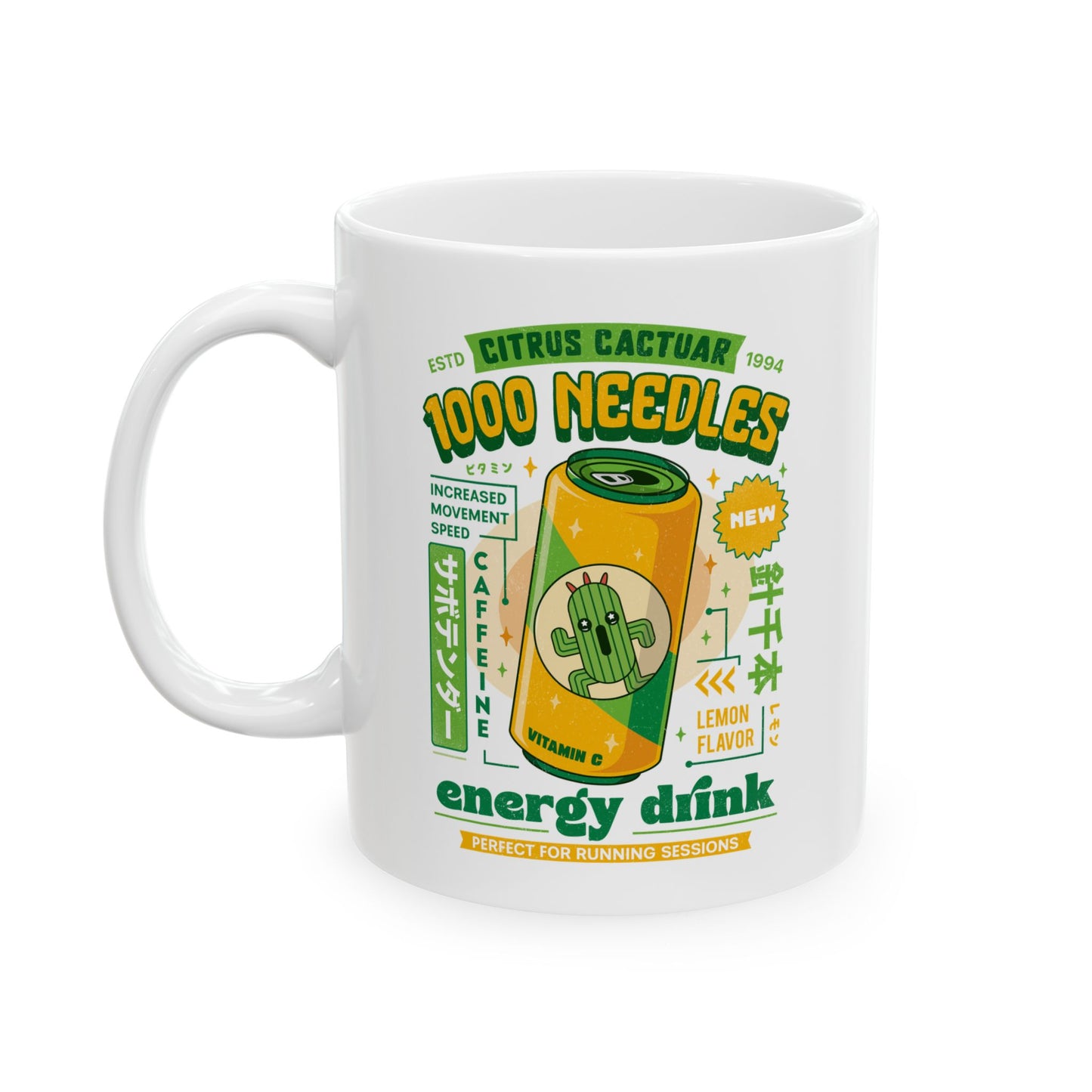 Cactuar Energy Drink Ceramic Mug