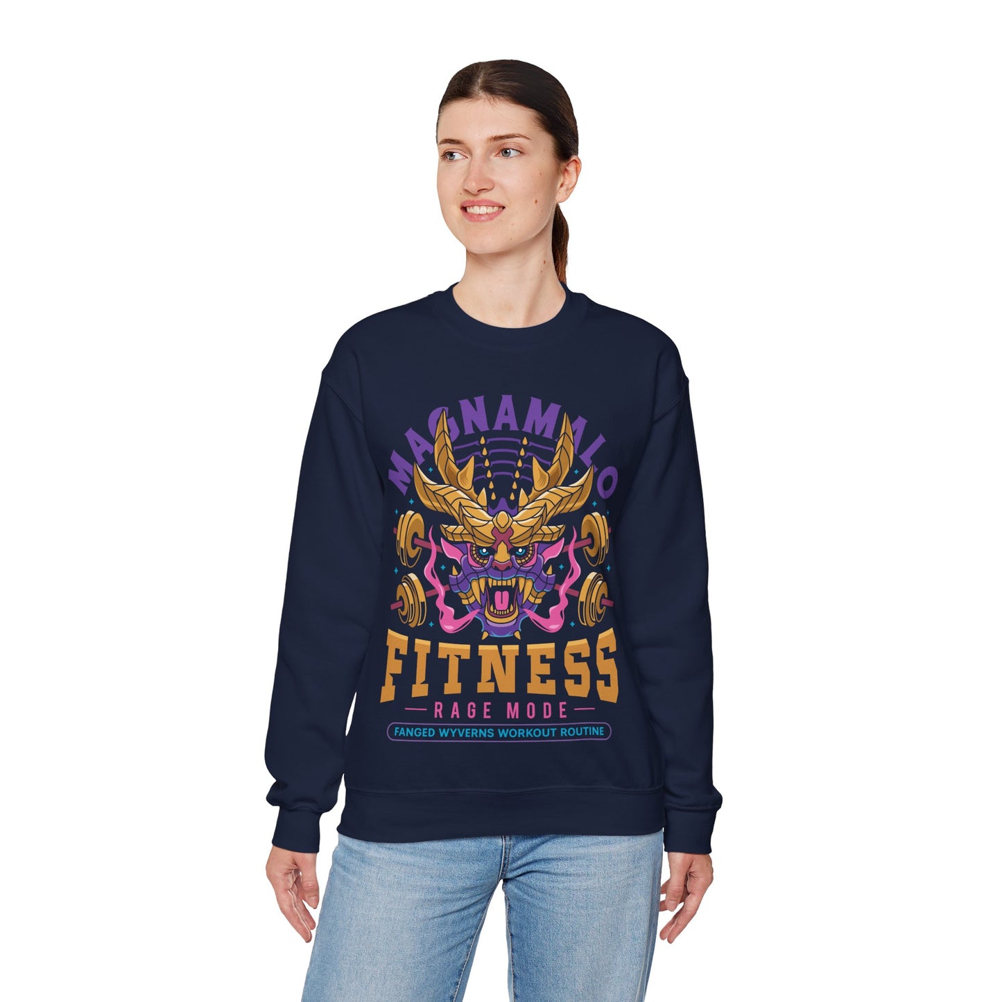 Magnamalo Fitness Crewneck Sweatshirt