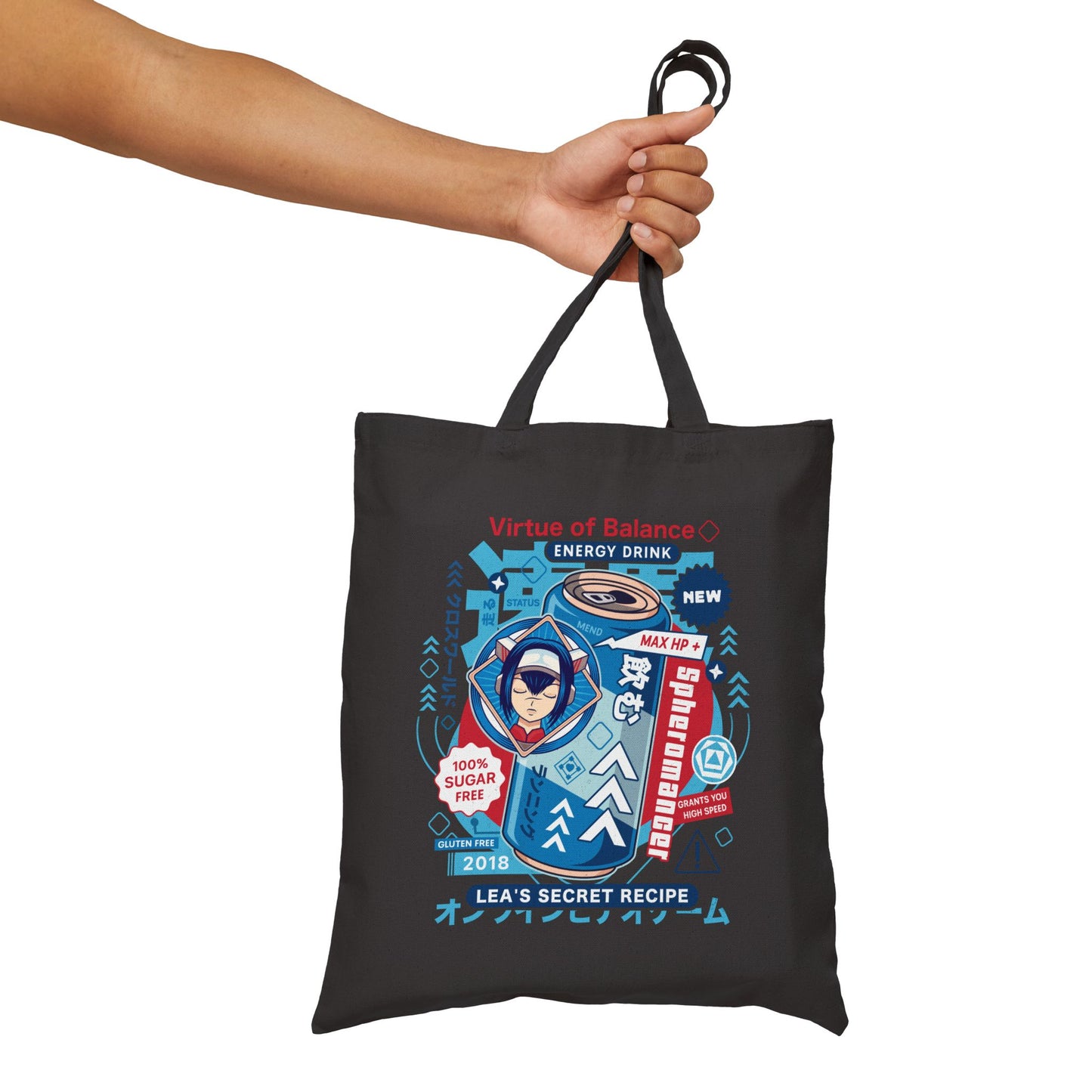True Spheromancer Energy Drink Canvas Tote Bag