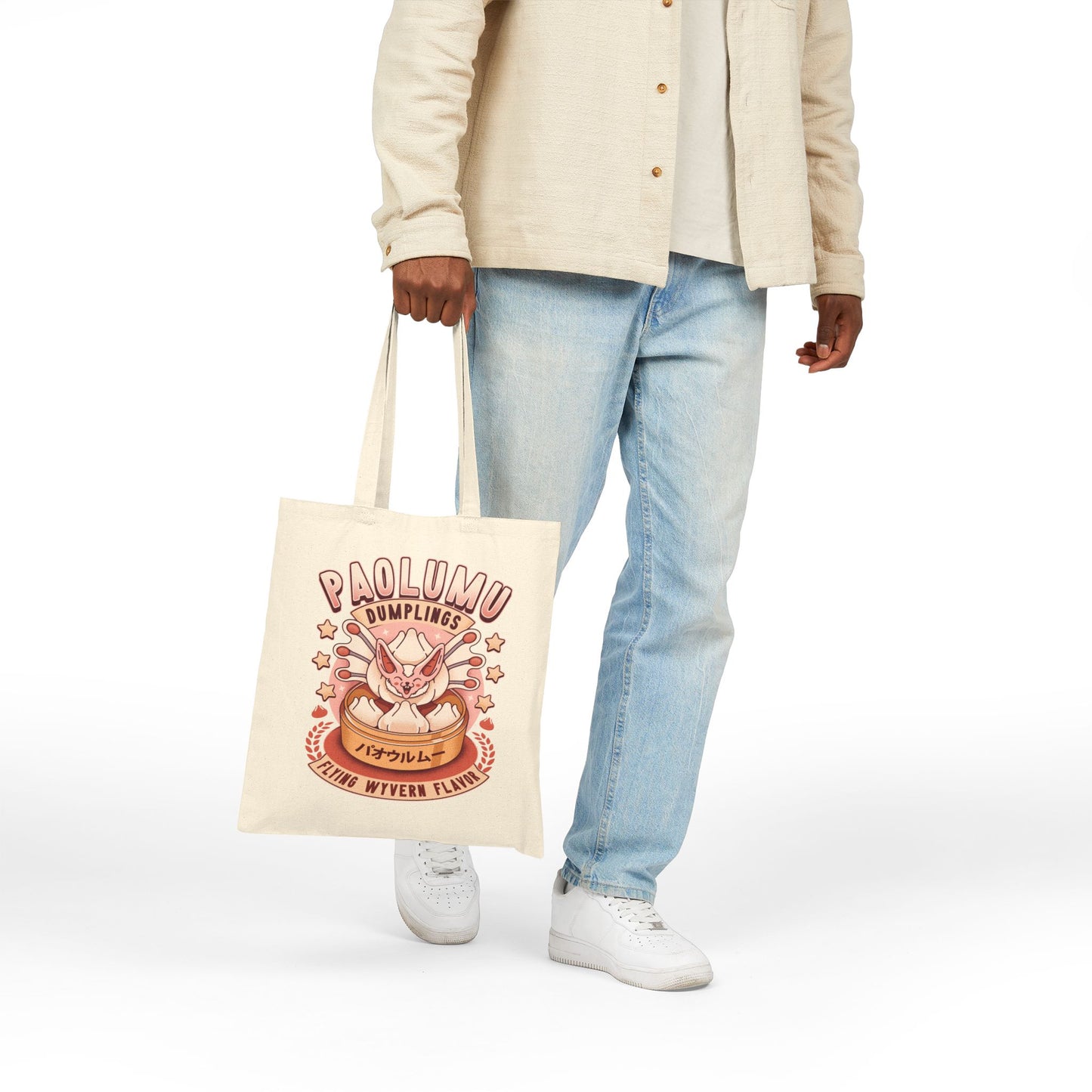 Paolumu Dumplings Vintage Cotton Canvas Tote Bag