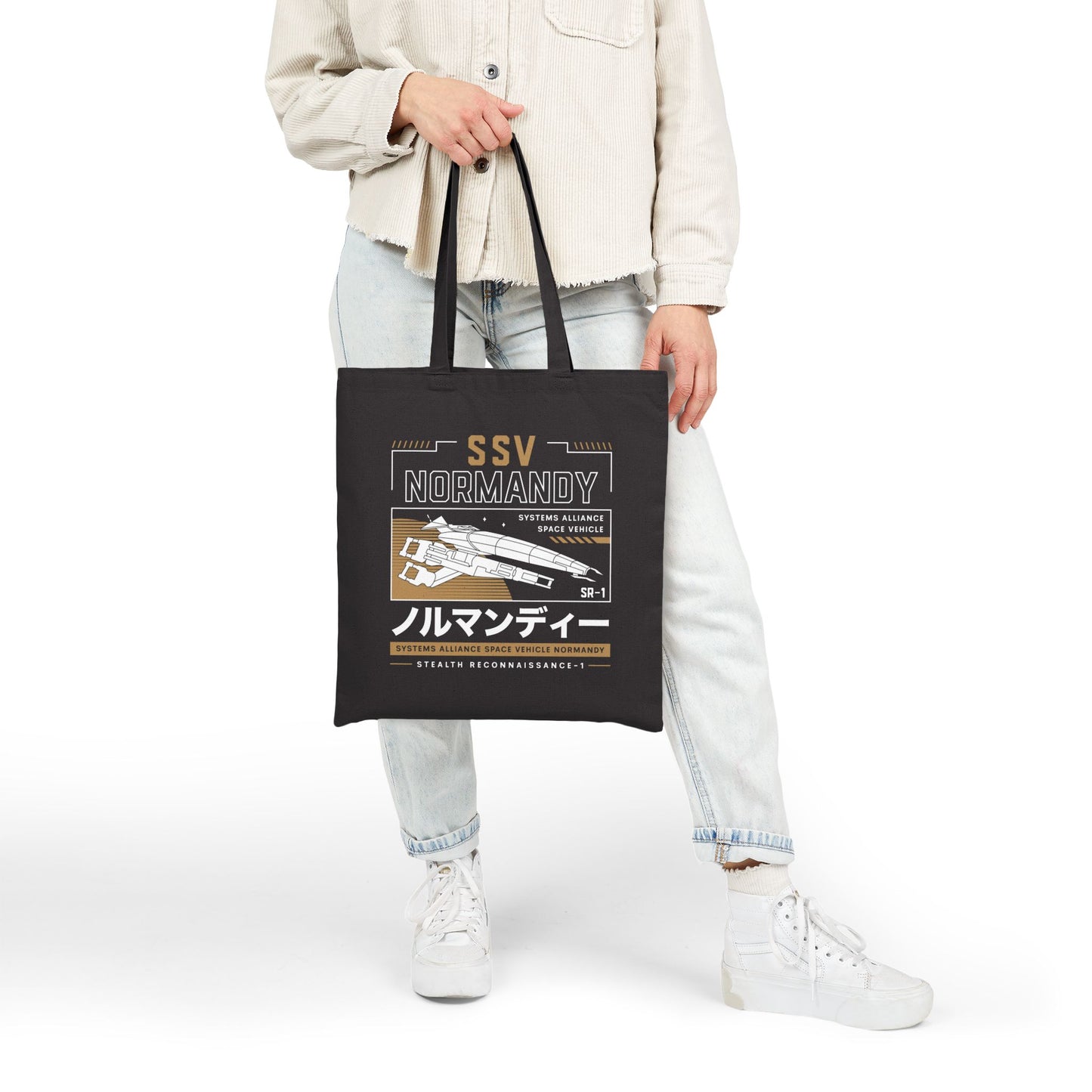 Ssv Normandy Aesthetic Cotton Canvas Tote Bag