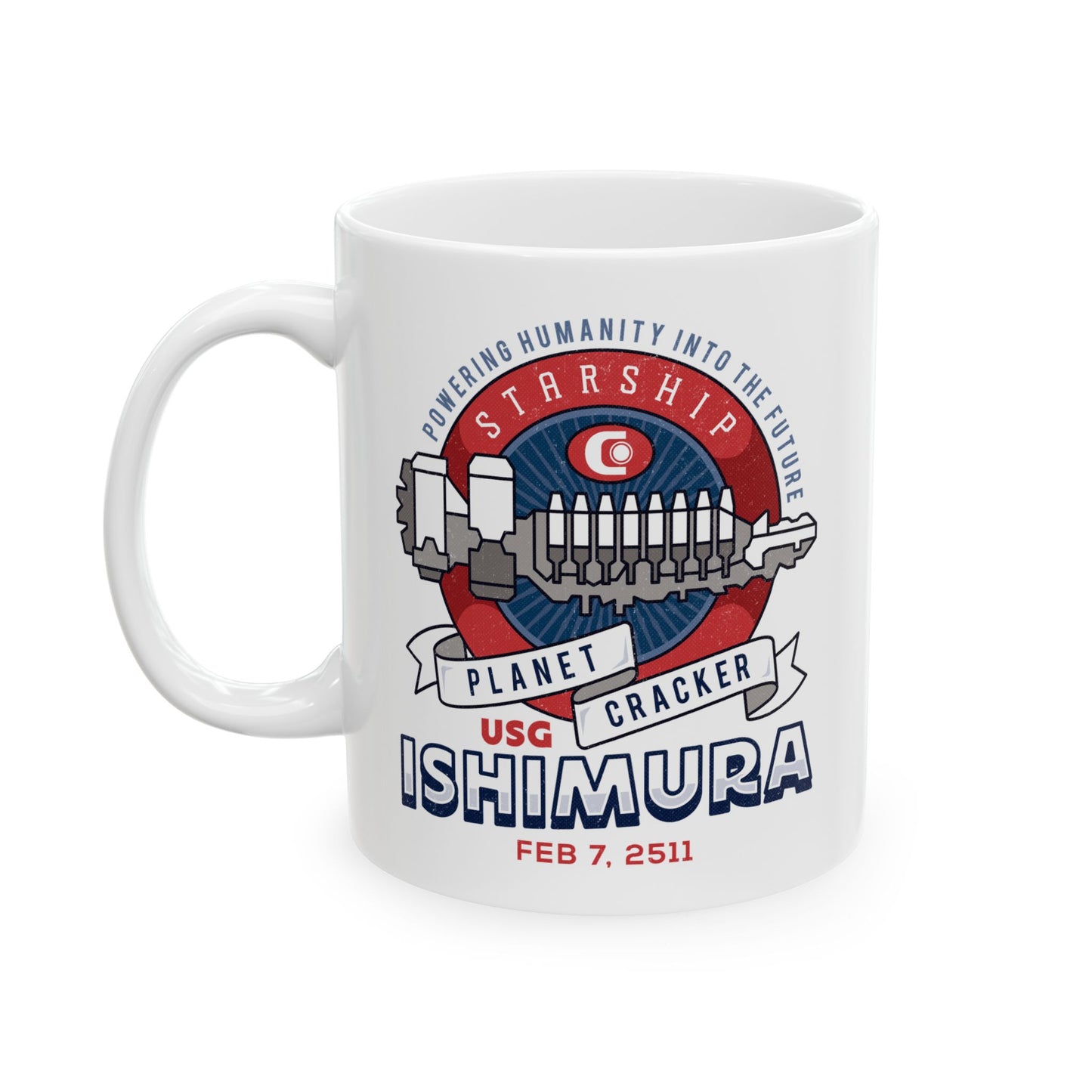 Ishimura Vintage Emblem Ceramic Mug