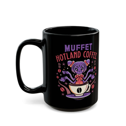 Muffet Hotland Coffee Black Mug