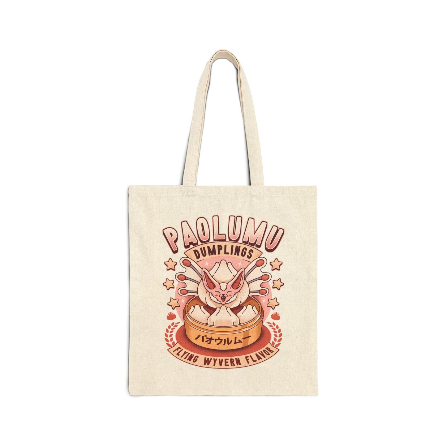 Paolumu Dumplings Vintage Cotton Canvas Tote Bag