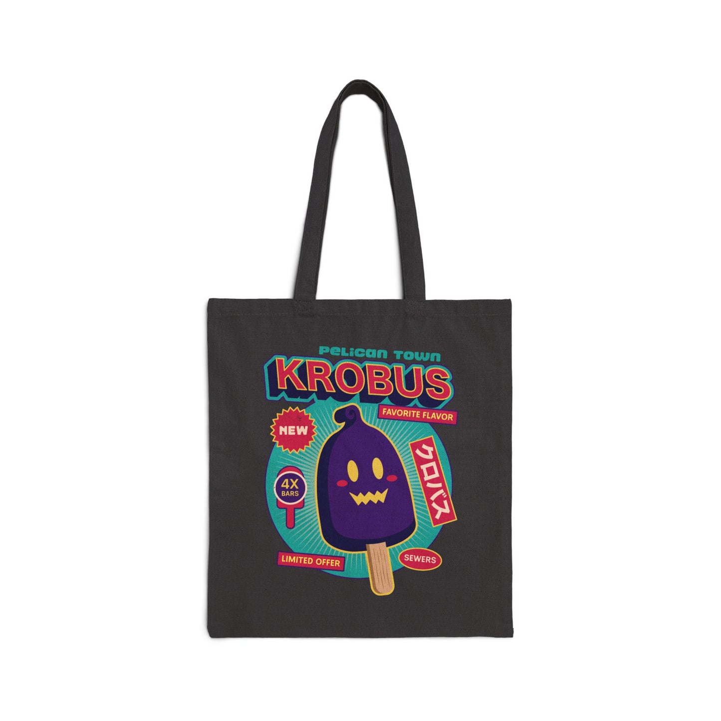 Krobus Ice Cream Canvas Tote Bag