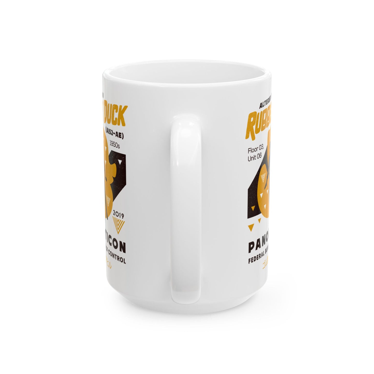 Rubber Duck Altered Item Ceramic Mug