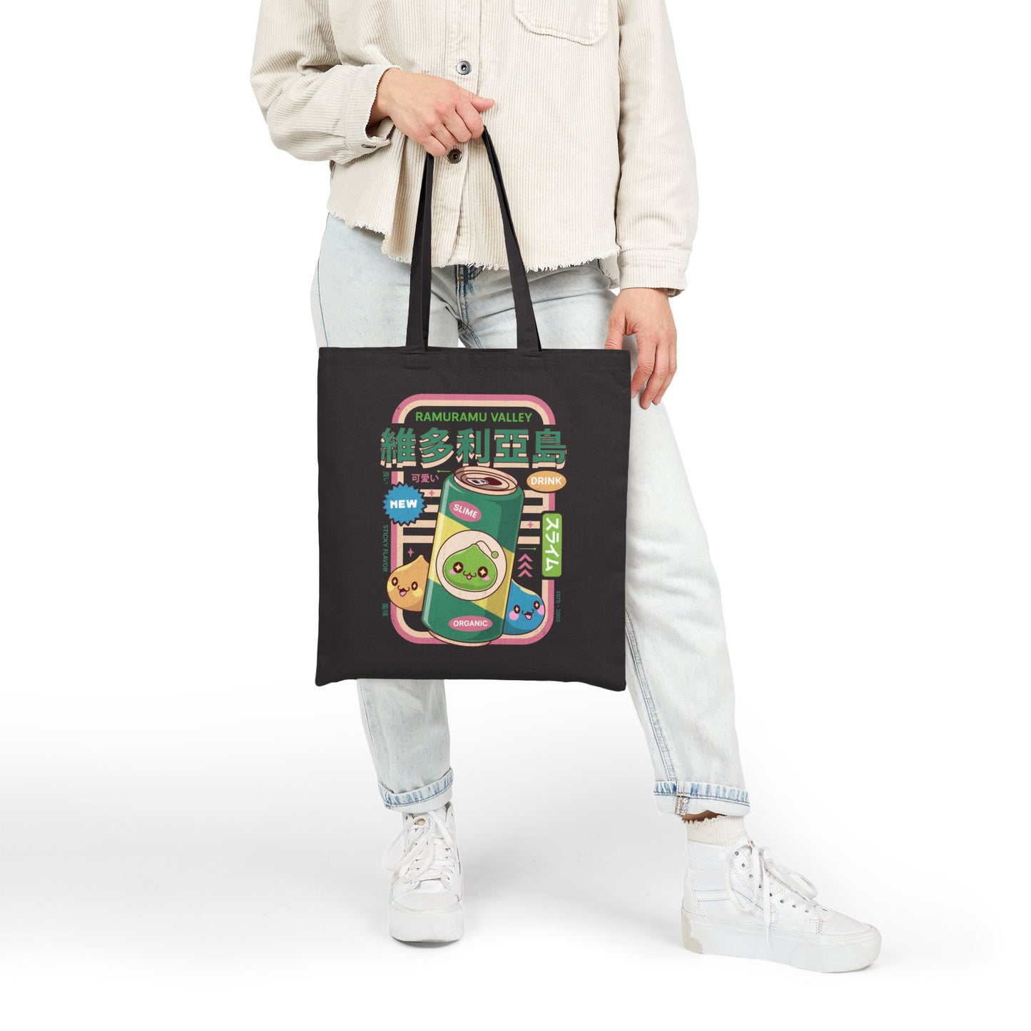 Ramuramu Valley Energy Drink Cotton Canvas Tote Bag
