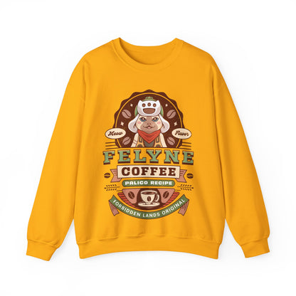 Felyne Palico Coffee Vintage Unisex Crewneck Sweatshirt