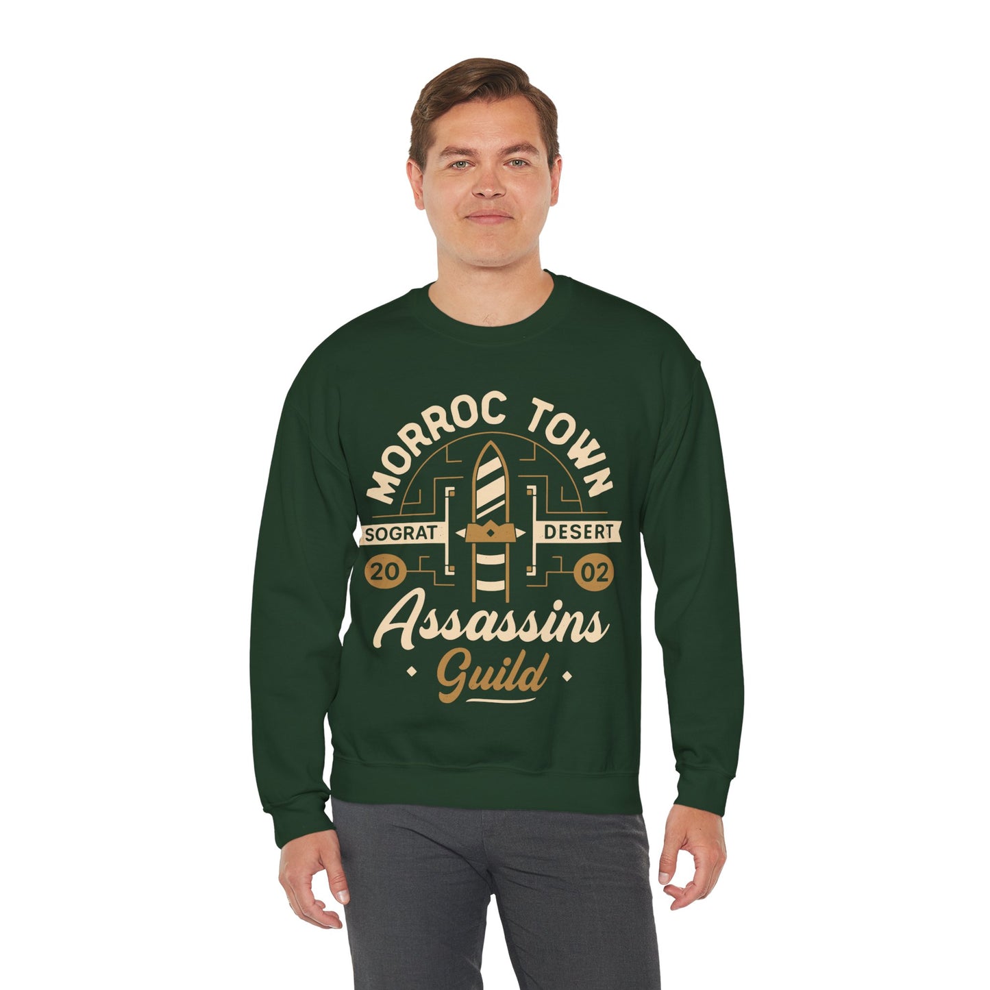 Morroc Oasis Town Guild Unisex Crewneck Sweatshirt