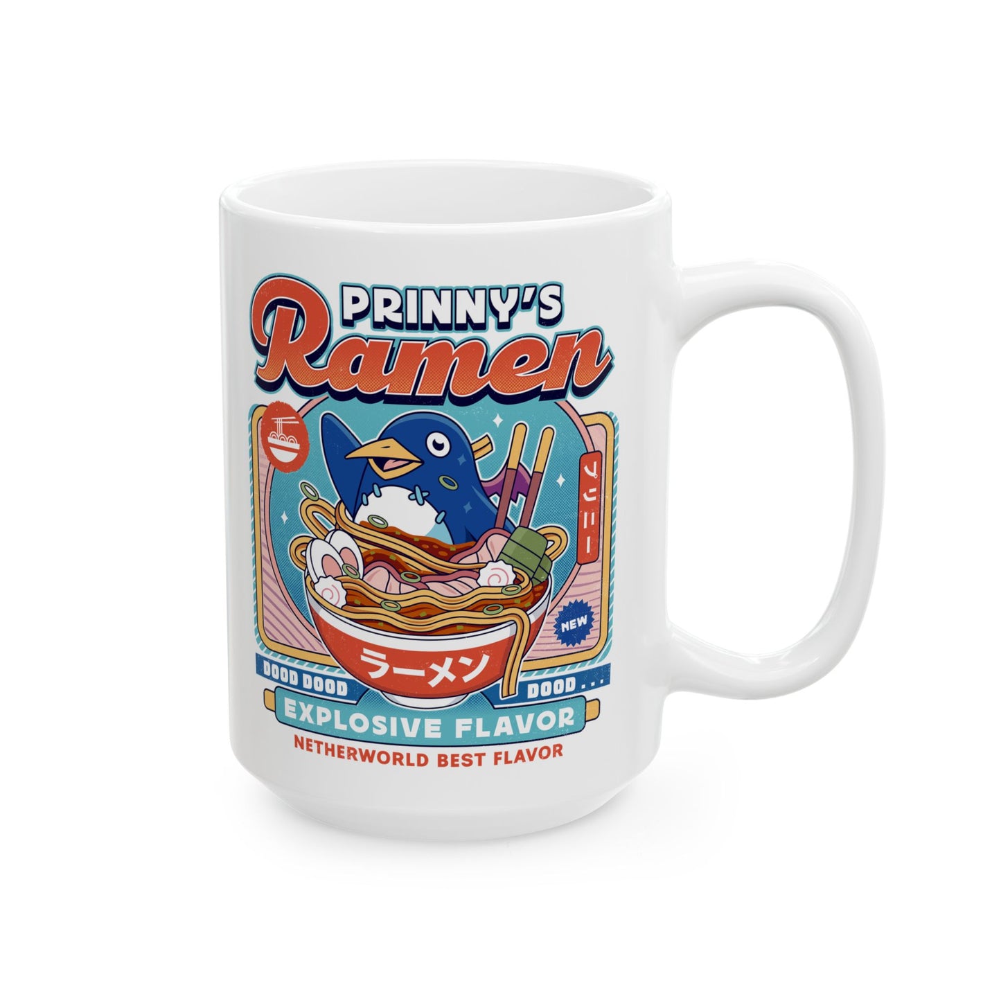 Prinny Dood Ramen Vintage Ceramic Mug