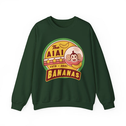 Aiai Bananas Emblem Unisex Crewneck Sweatshirt