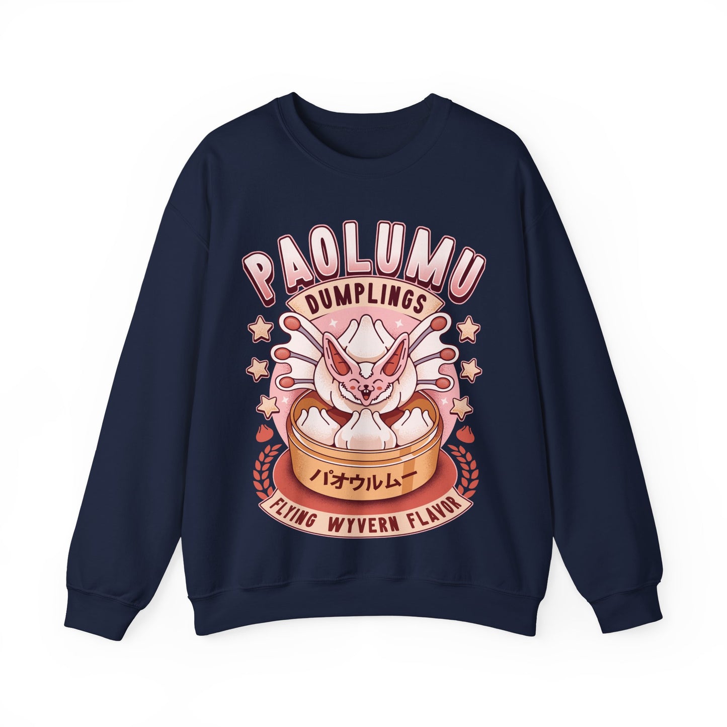 Paolumu Dumplings Vintage Unisex Crewneck Sweatshirt