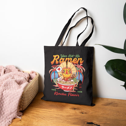 Yian Kut Ku Ramen Vintage Canvas Tote Bag