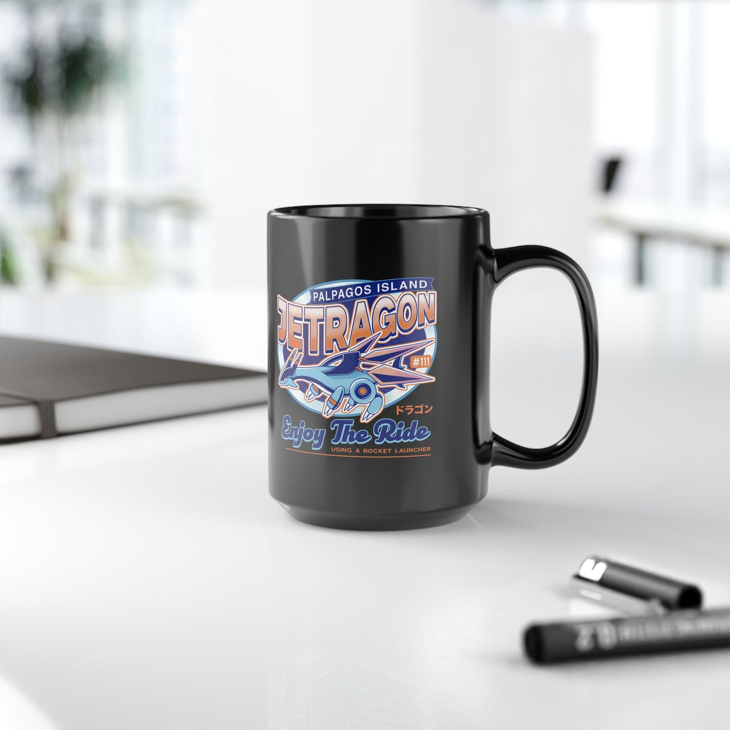 Jetragon Emblem Black Mug