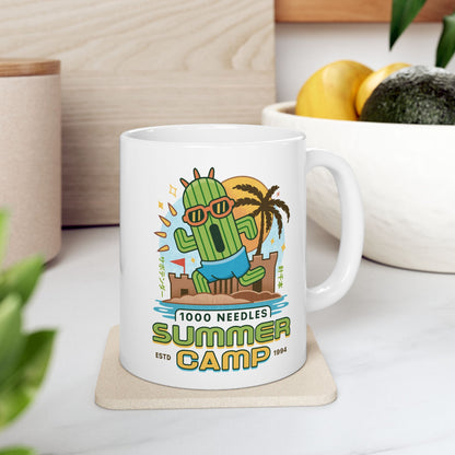 Cactuar Summer Camp Vintage Ceramic Mug