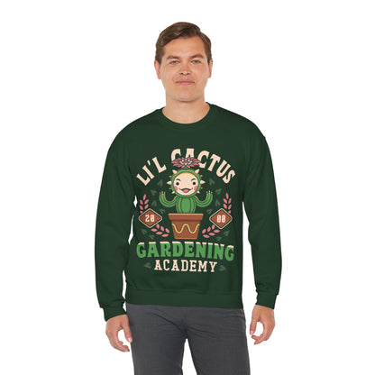 Lil Cactus Gardening Academy Crewneck Sweatshirt