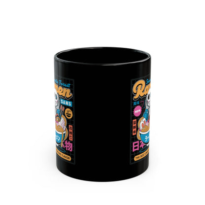 Snowdin Forest Ramen Aesthetic Black Mug